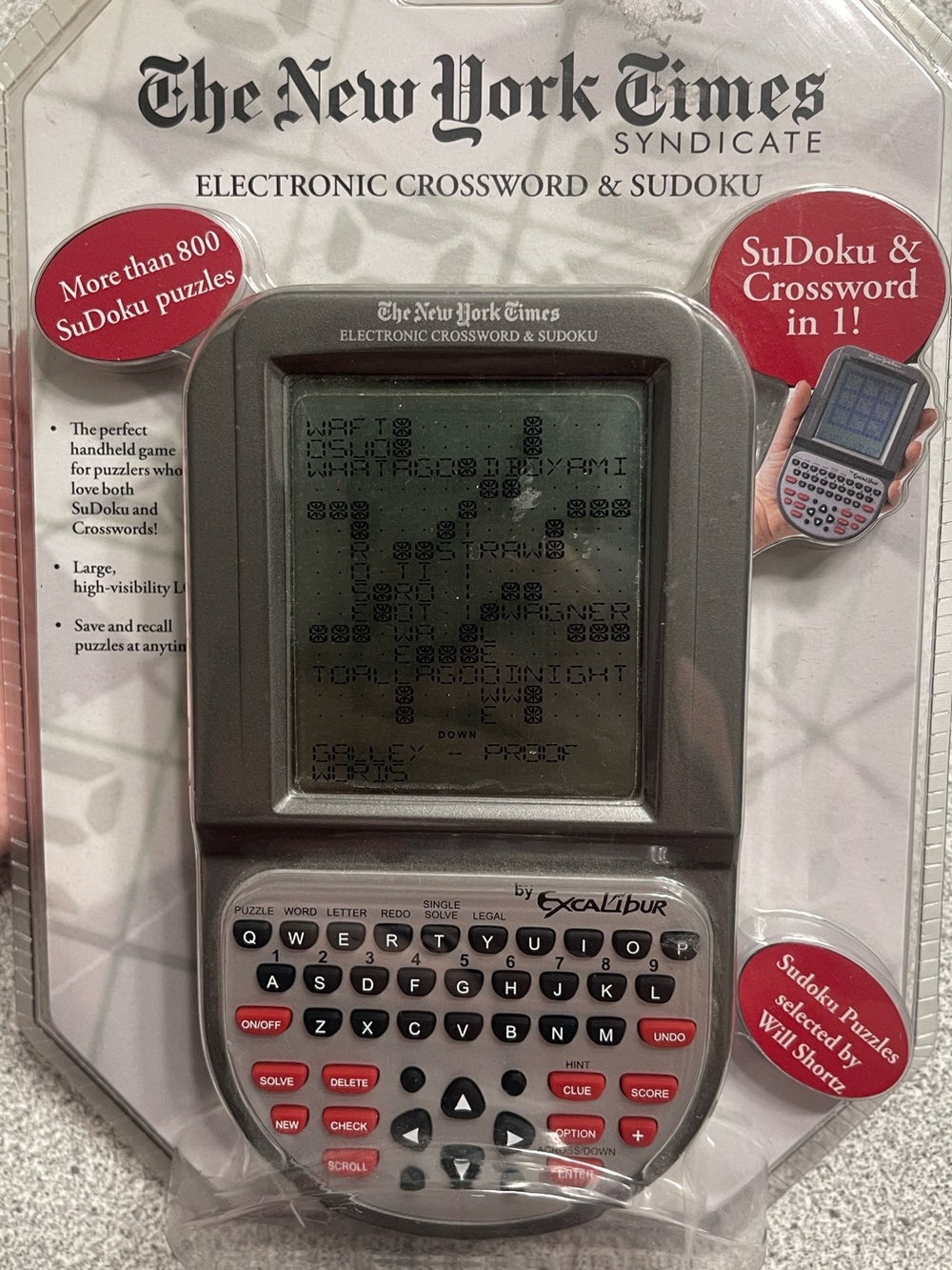 Excalibur The New York Times Syndicate Electronic Crossword & Sudoku 2007 BNIB - Picture 2 of 4